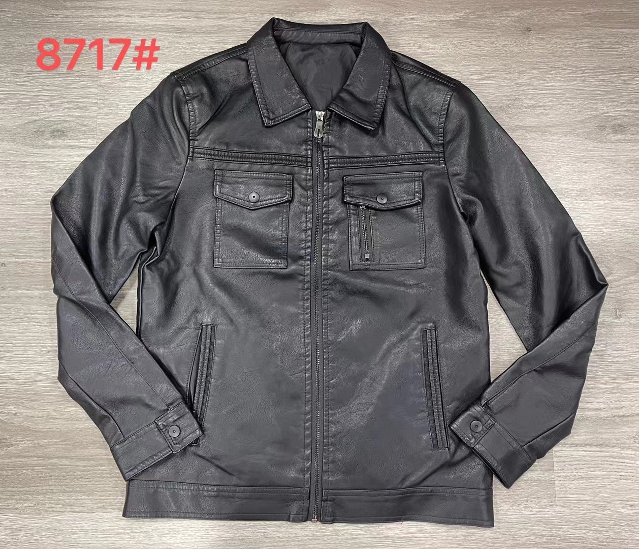 Clearance sale- Men's High Quality Men Winter fashion Leather Jacket for men casual wear factory price