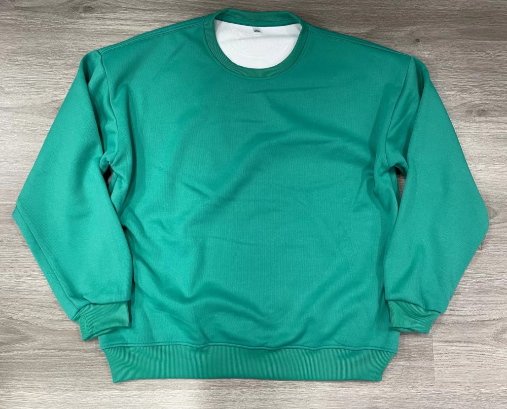 Clearance sale- Men's Crew Neck Sweatshirt Blank 100% Polyester Plain Long Sleeve Pullover Sweatshirt