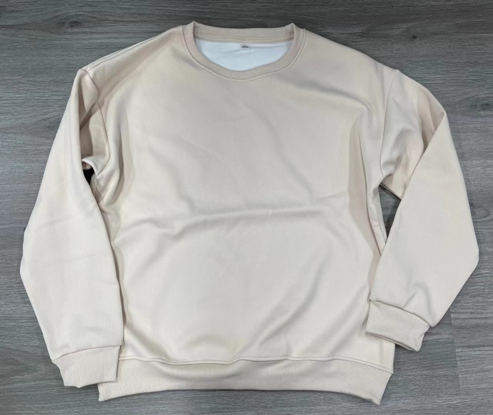 Clearance sale- Men's Crew Neck Sweatshirt Blank 100% Polyester Plain Long Sleeve Pullover Sweatshirt