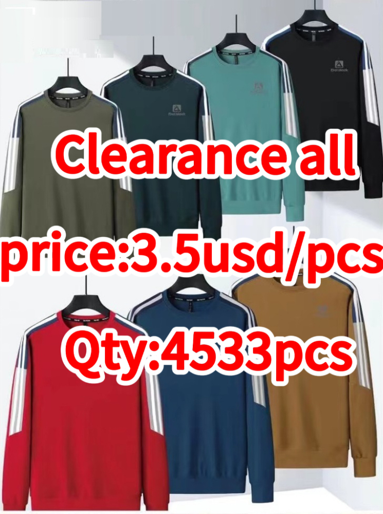 Clearance sale- Men's Sweatshirt / Men Long Sleeve Crew Neck Sweatshirts / Low Price Men Pullover Sweatshirts