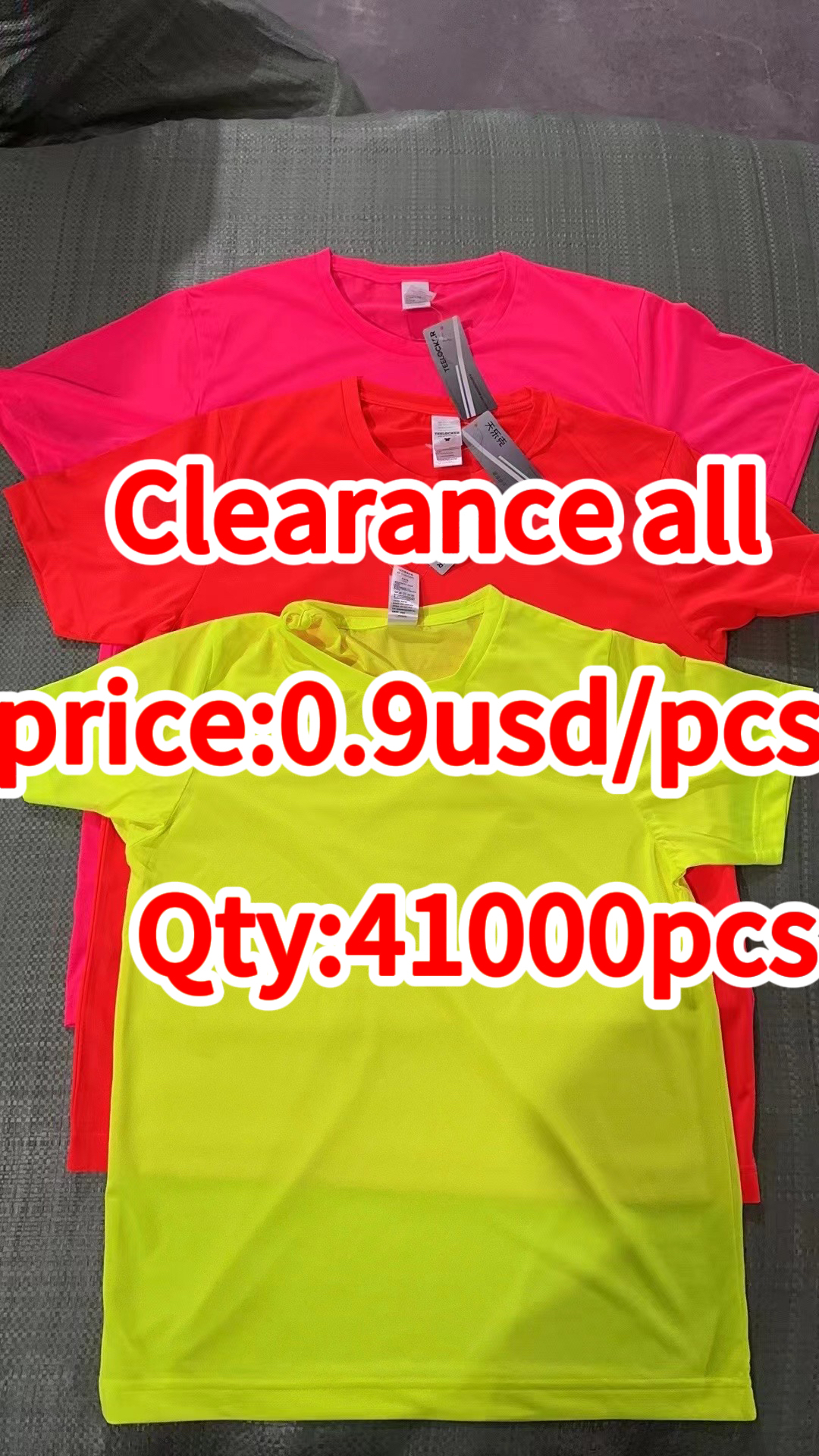 Clearance sale- Men's Polyester Quick Dry Tshirts Custom  Unisex Sports T-shirts