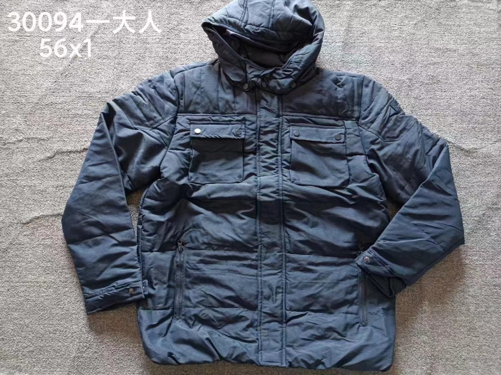Clearance sale- Men's  Winter Puffer Jacket Coat Bubble Jacket Plaid Cotton Padded Clothes Overcoat