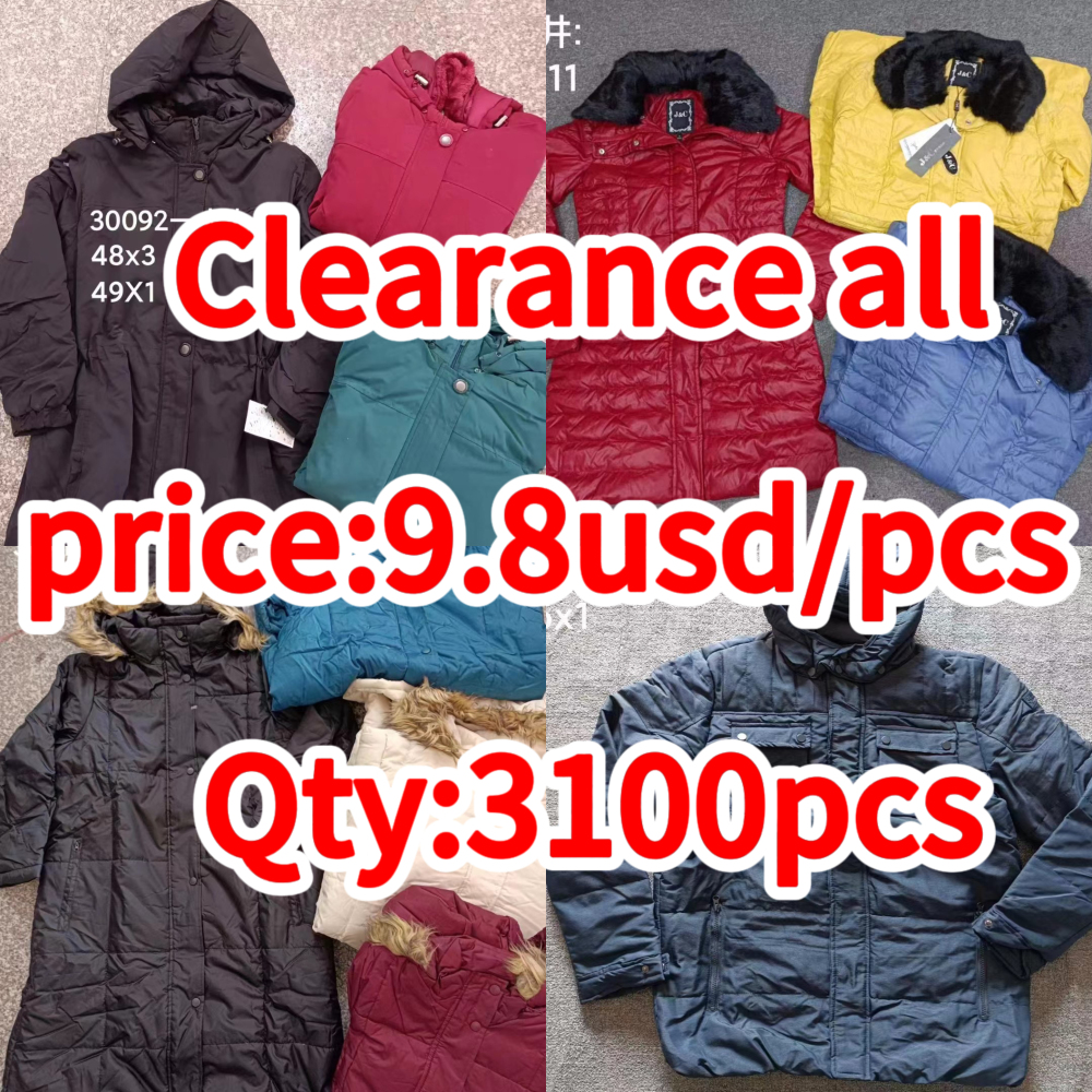 Clearance sale- Men's  Winter Puffer Jacket Coat Bubble Jacket Plaid Cotton Padded Clothes Overcoat