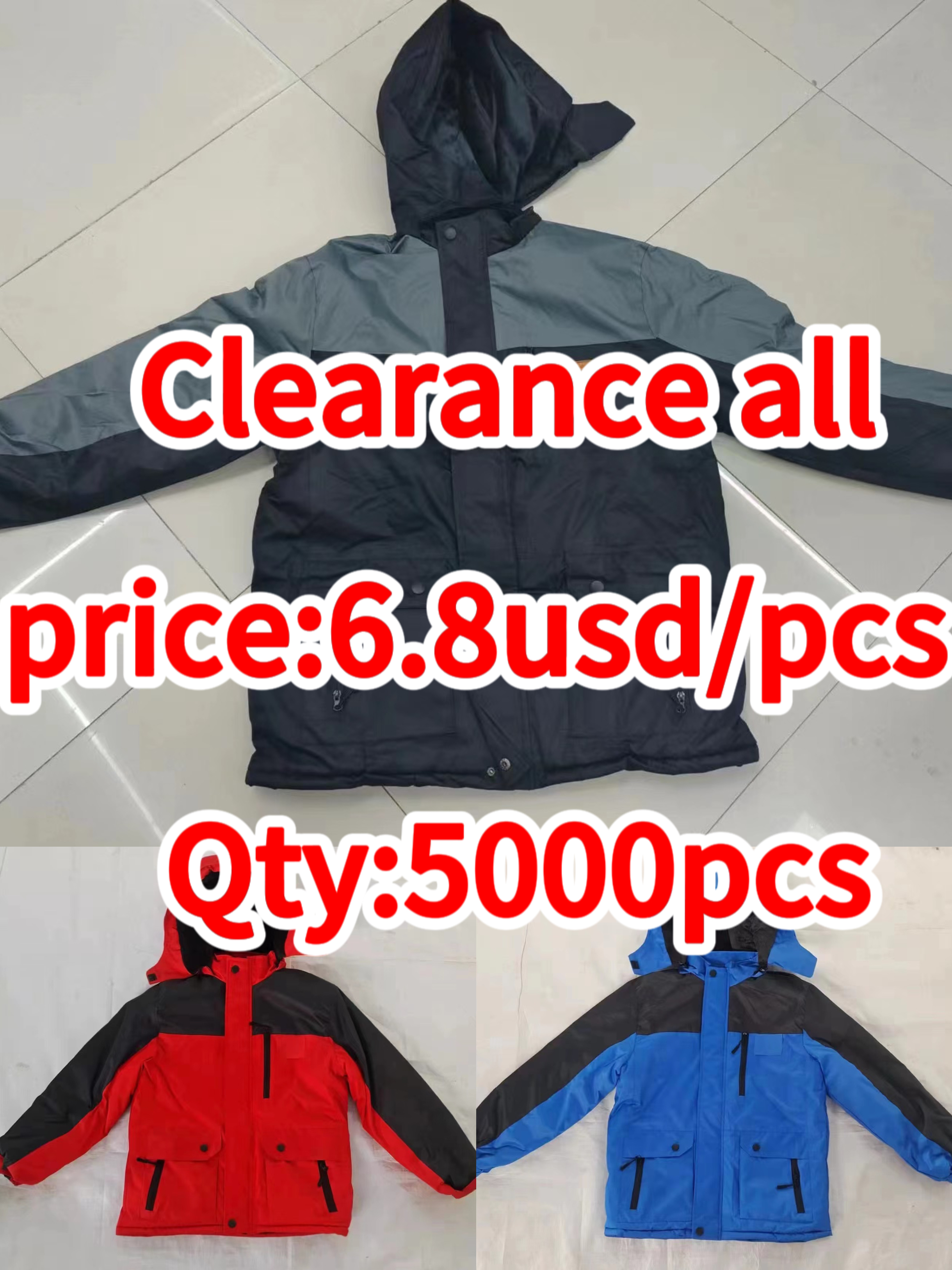 Clearance sale- Men's Windproof And Warm Pocket Invisible Zipper Hiking Puffer Hooded Jackets