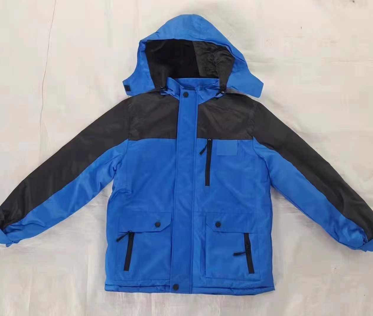 Clearance sale- Men's Windproof And Warm Pocket Invisible Zipper Hiking Puffer Hooded Jackets
