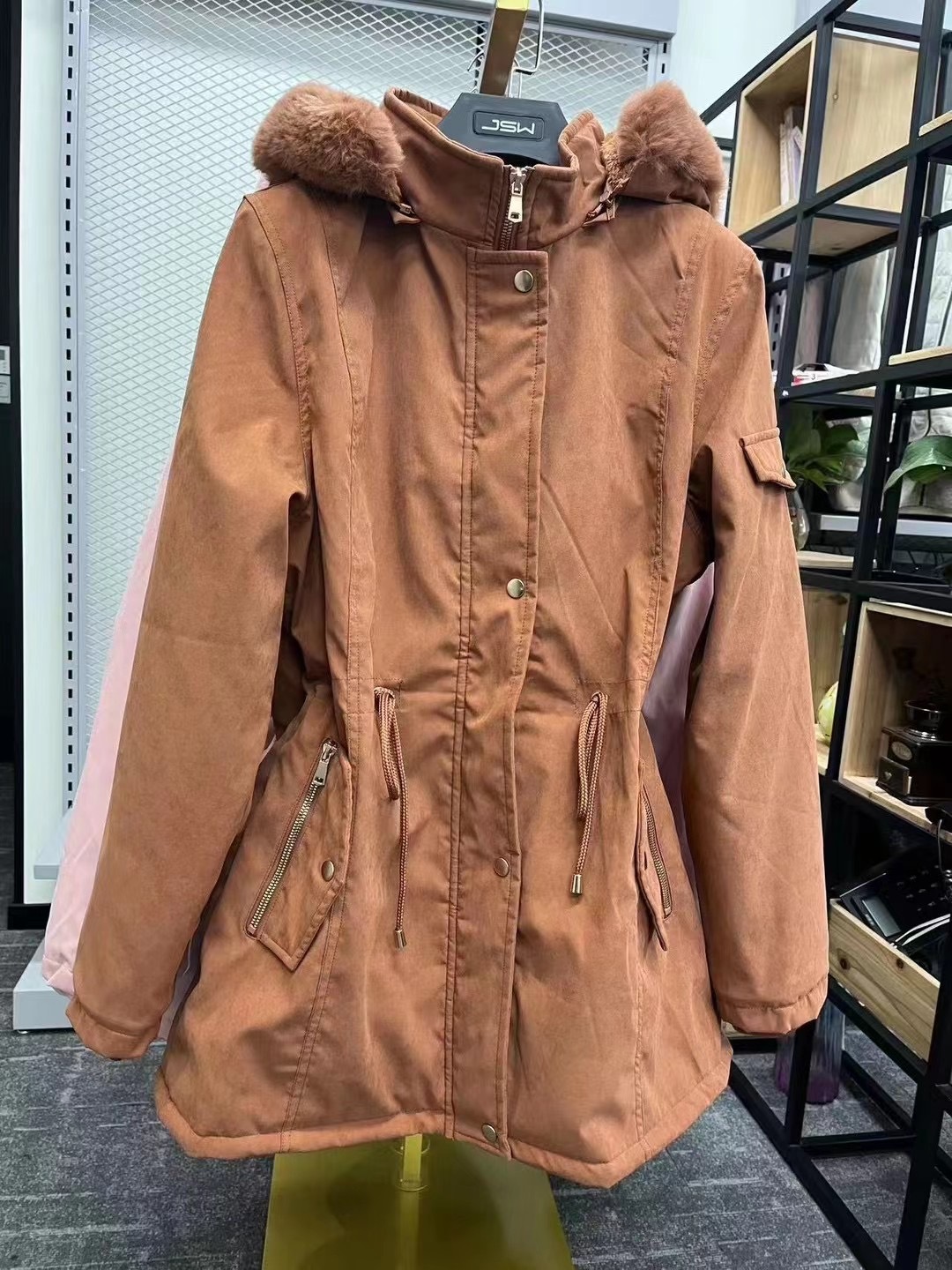 Clearance sale- Men's High Quality Lady long jacket Winter Coat Thicken Cotton Jacket Women's Outwear Thick Overcoat