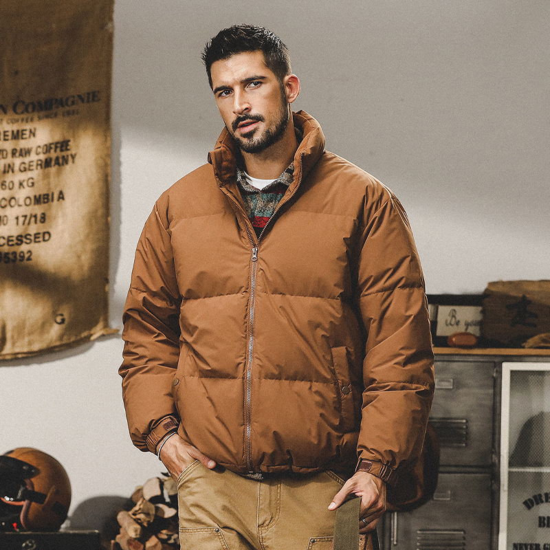 GrogeousBen  Men's Windbreaker Jacket Fashion Embroidery Plain Windbreaker Jacket best quality down jacket