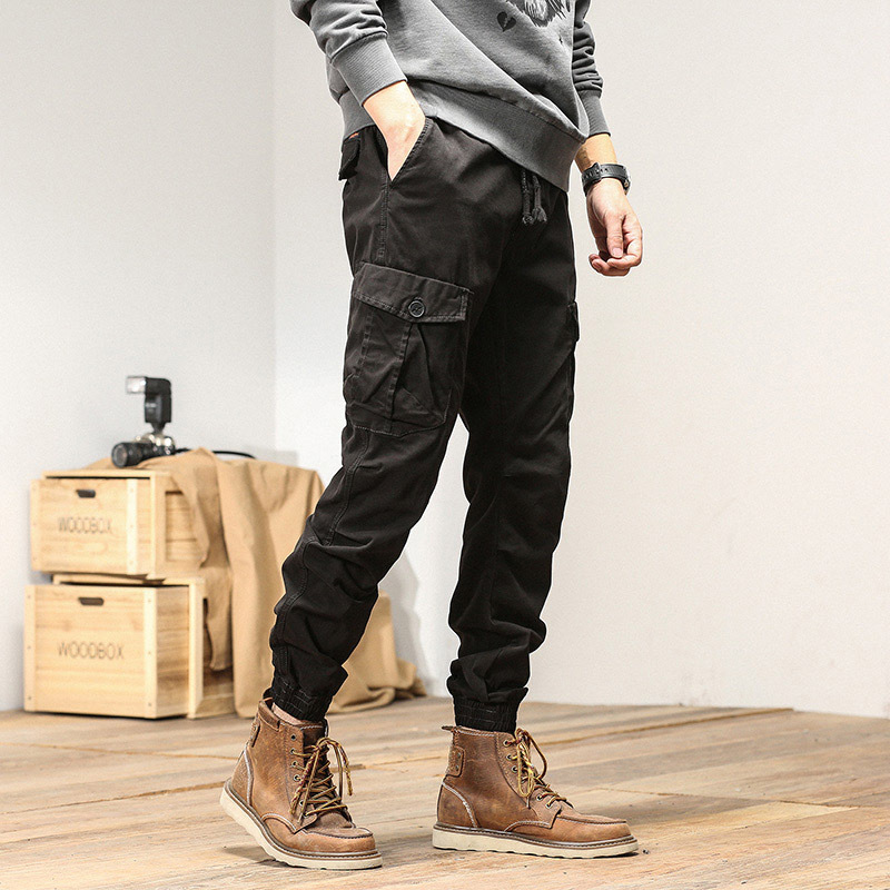 GrogeousBen  Men's Popular casual pants for men's work pants, spring and autumn multi pocket men's pants