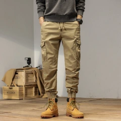GrogeousBen  Men's High Quality Tactical Field Work Custom Safety Trouser Men Baggy Casual Cargo Pants For Men