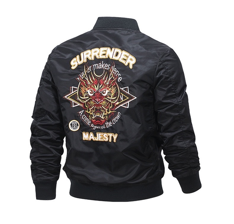 GrogeousBen  Men's Hip Hop Street Wear Clothing Bomber Jacket Female Baseball Coats Embroidery Unisex Pian Satin Varsity Jackets