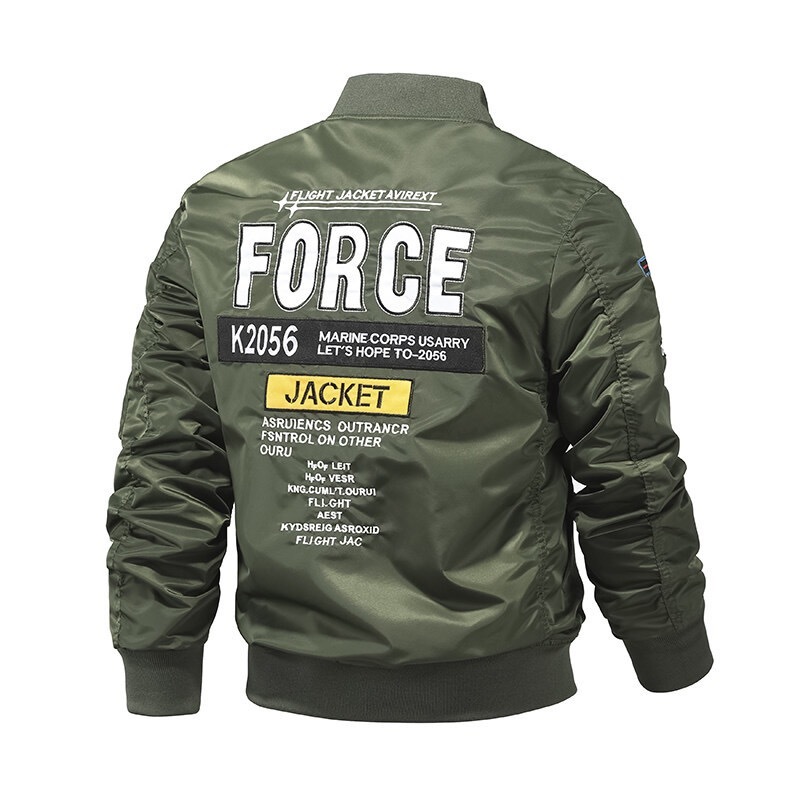 GrogeousBen  Men's Jacket for men winter 2022 New high quality men's embroidered flight jacket overalls mens designer coats