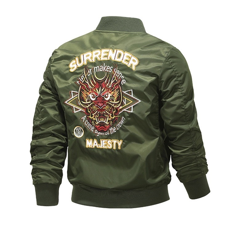 GrogeousBen  Men's Hip Hop Street Wear Clothing Bomber Jacket Female Baseball Coats Embroidery Unisex Pian Satin Varsity Jackets