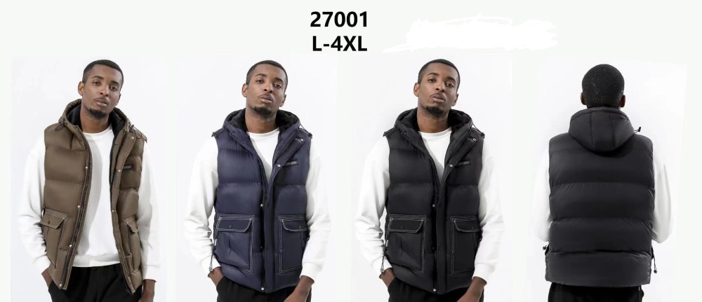 Stocks & ready to ship- Men Winter Jacket 20D Nylon Lightweight Waterproof Padded Gilet Short Sleeve Jacket  Luxury Vest Men