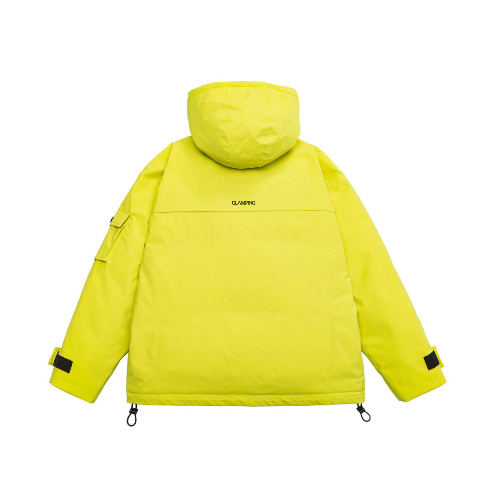 GrogeousBen  Unisex  New autumn and winter new plus size men's hooded workwear down jacket.