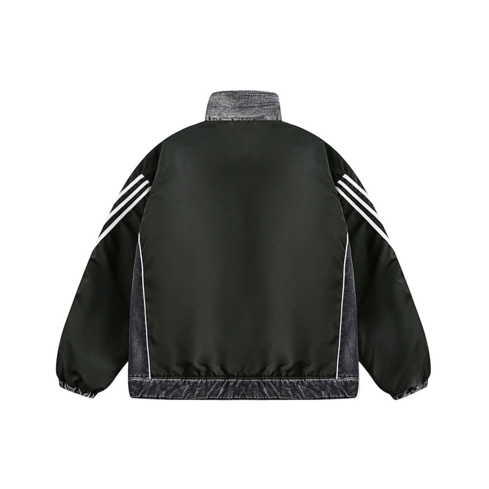 GrogeousBen  Unisex European and American retro Japanese-style thickened cotton coats  casual jackets with long sleeves.
