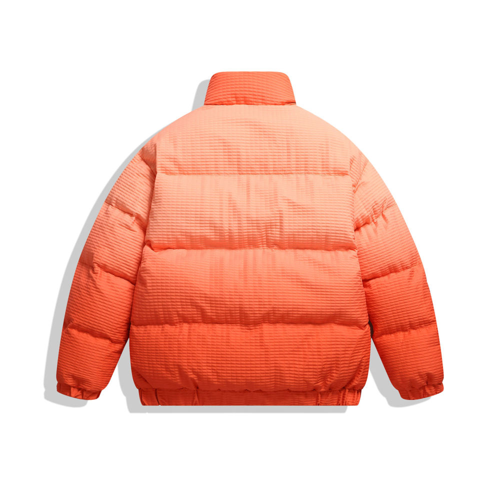 GrogeousBen  Unisex  winter stand collar spliced workwear down cotton jacket men's thickened bread coat high-end cotton overcoat