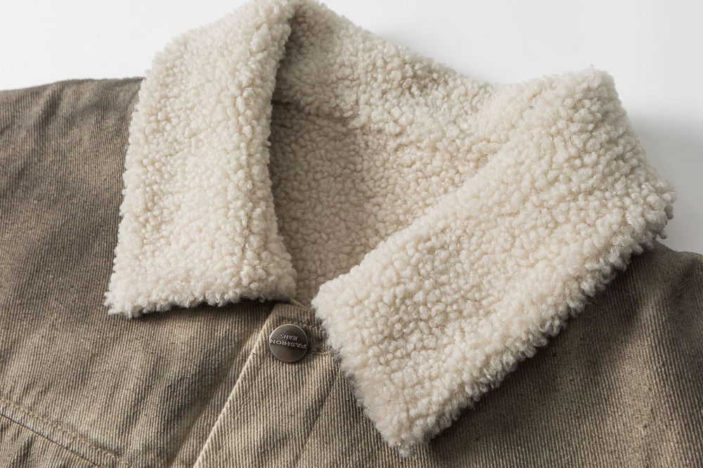 GrogeousBen  Unisex  Winter new oversize water-washed old-fashioned lapel warm lamb wool coat.