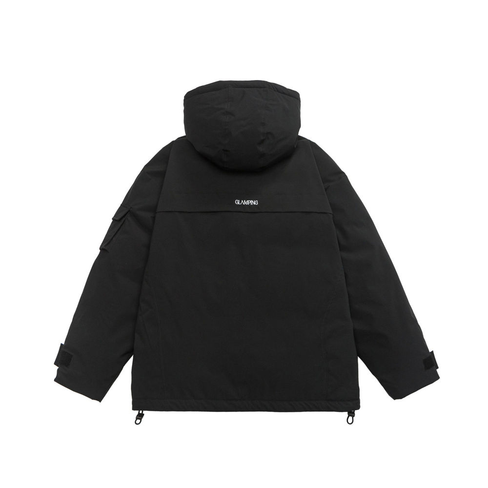 GrogeousBen  Unisex  New autumn and winter new plus size men's hooded workwear down jacket.