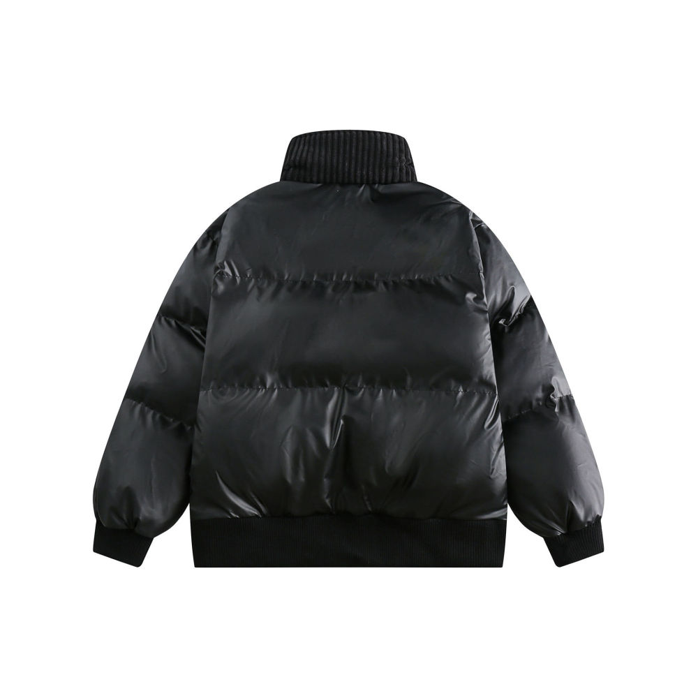 GrogeousBen  Unisex Winter retro thick warm bread coat cotton coat  tide brand loose versatile couple cotton coat jacket