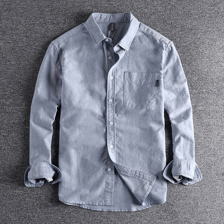 GrogeousBen  Men's Fashionable and versatile sleeve flower patchwork  shirt for men long sleeves.