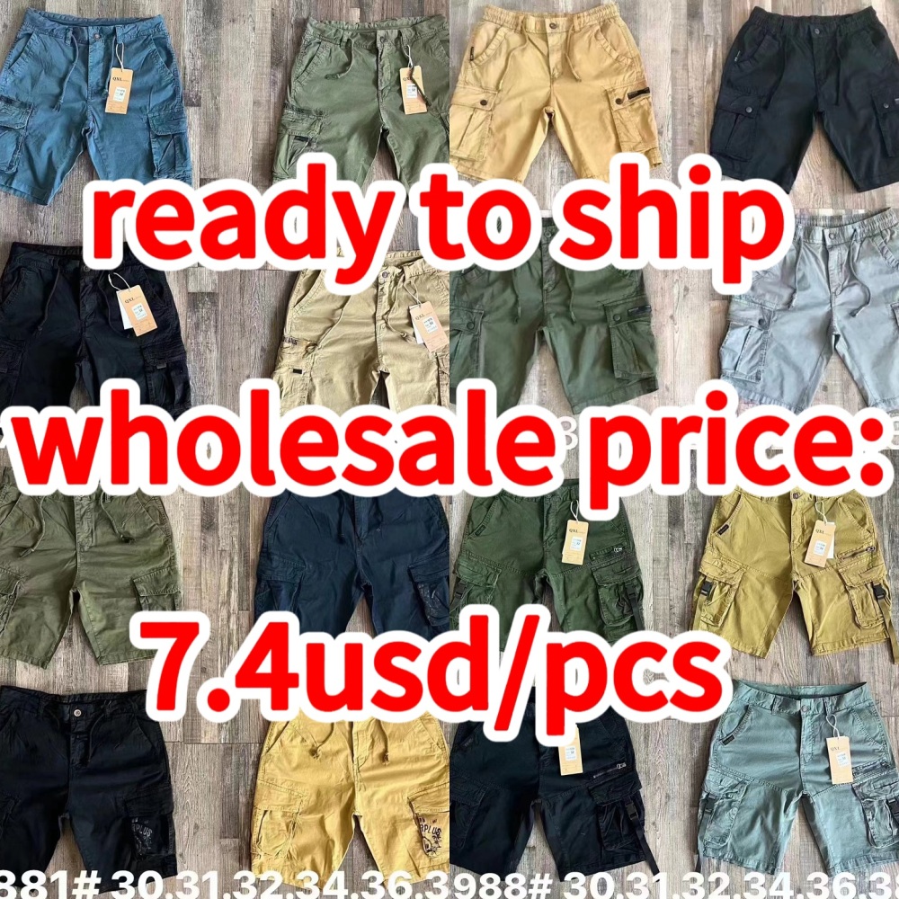 Stocks & ready to ship- Men's Cargo Shorts  High Quality Twill Summer Shorts For Men In Wholesale Price