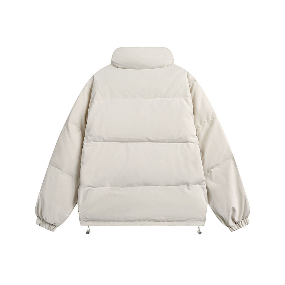 GrogeousBen  Unisex  Thickened American-style cotton jacket for men, new trendy brand bread coat, warm cotton clothing.