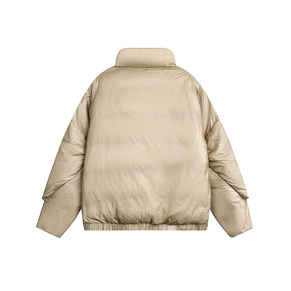 GrogeousBen  Unisex  Winter American fashion down jacket men street hip-hop  white duck down warm coat.