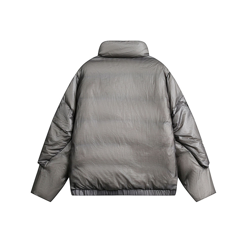 GrogeousBen  Unisex  Winter American fashion down jacket men street hip-hop  white duck down warm coat.