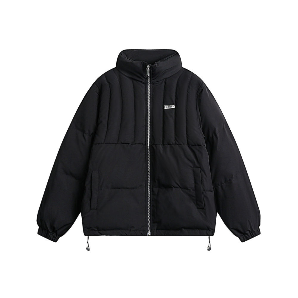 GrogeousBen  Unisex  Thickened American-style cotton jacket for men, new trendy brand bread coat, warm cotton clothing.