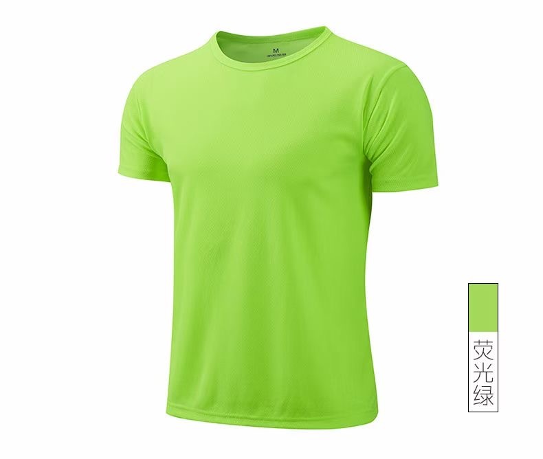 Clearance sale-  Men's Best Quality Round Neck Sport T shirt Gym Jerseys Fitness Shirt Trainer Running T shirt Men Breathable Sportswear