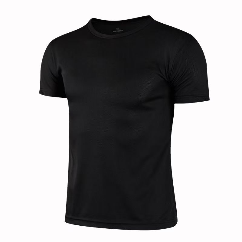 Clearance sale-  Men's Best Quality Round Neck Sport T shirt Gym Jerseys Fitness Shirt Trainer Running T shirt Men Breathable Sportswear