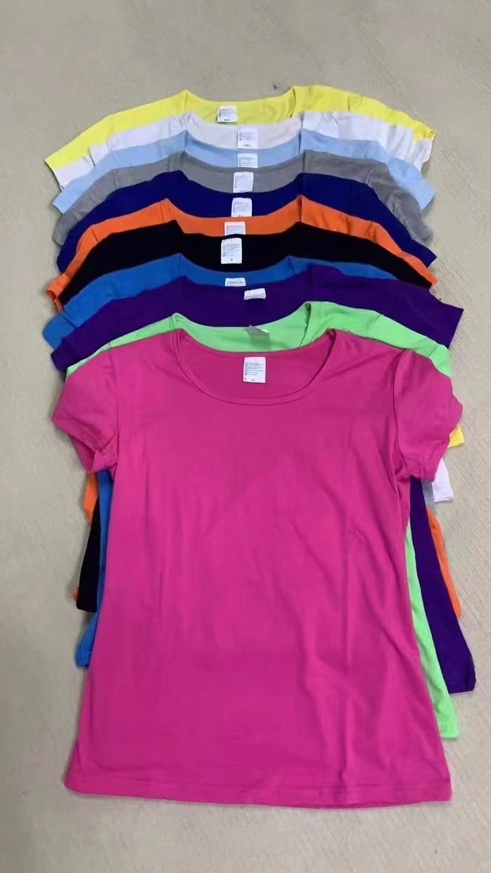 Clearance sale-  Women's   High Quality Basics Crewneck short T-shirt for Women