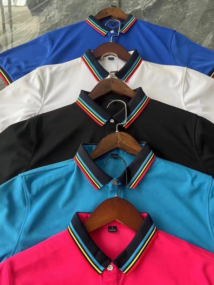 Clearance sale-  Men's New style summer plain solid color oversized men's polo shirts custom logo men short sleeve polo t shirt