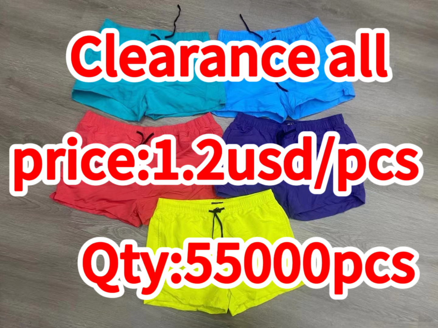Clearance sale-  Men's  Casual Blank shorts  Surf Board Swimwear Beach shorts for men