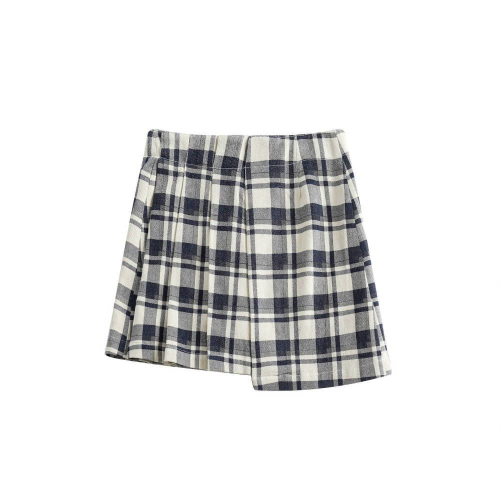 GrogeousBen  Women's College style sub-skirt women's spring and autumn high-waisted skirt Berkeley skirt 2024 casual fashion versatile trend