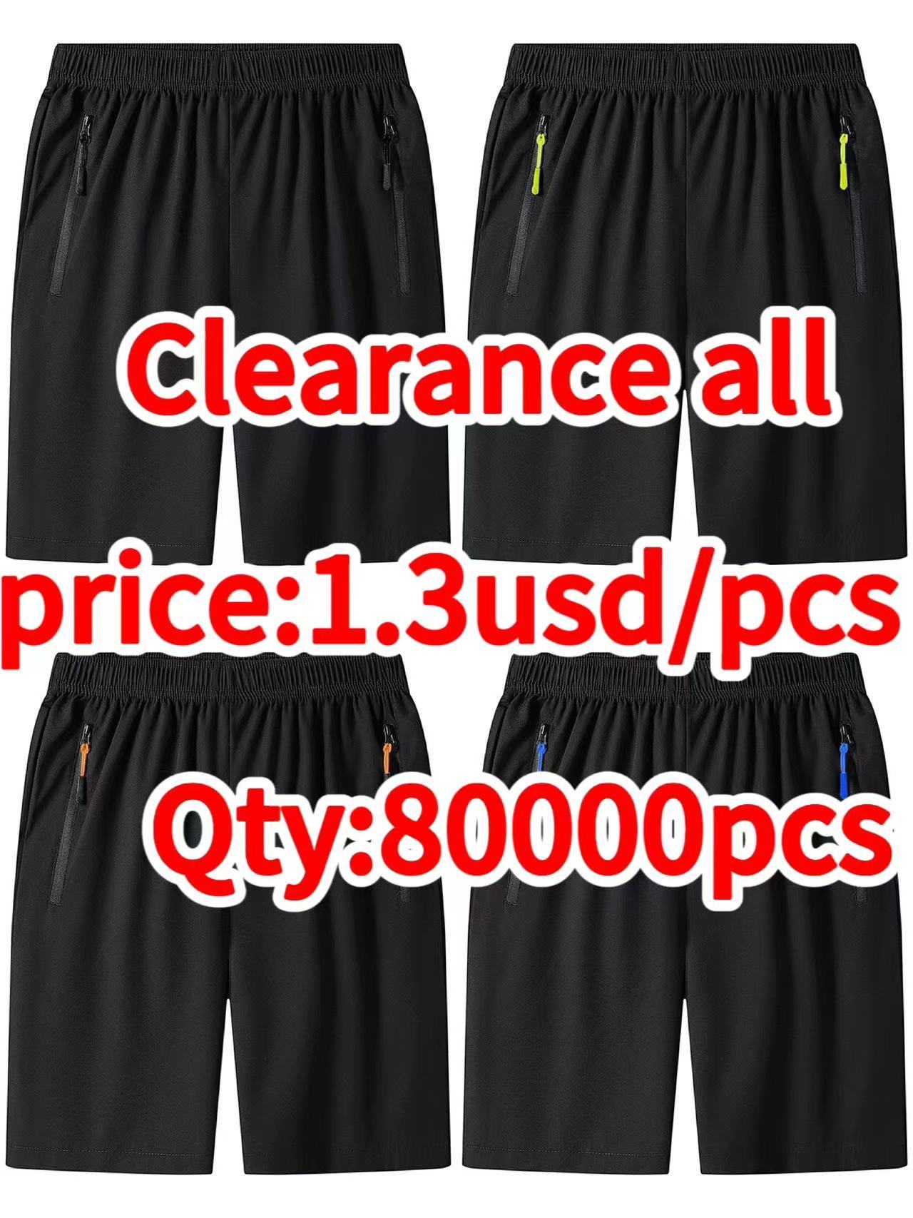 Clearance sale-  Men's New Design Men Workout Short With Pocket Sweating Breathable Elasticity Sport Men's Shorts Gym
