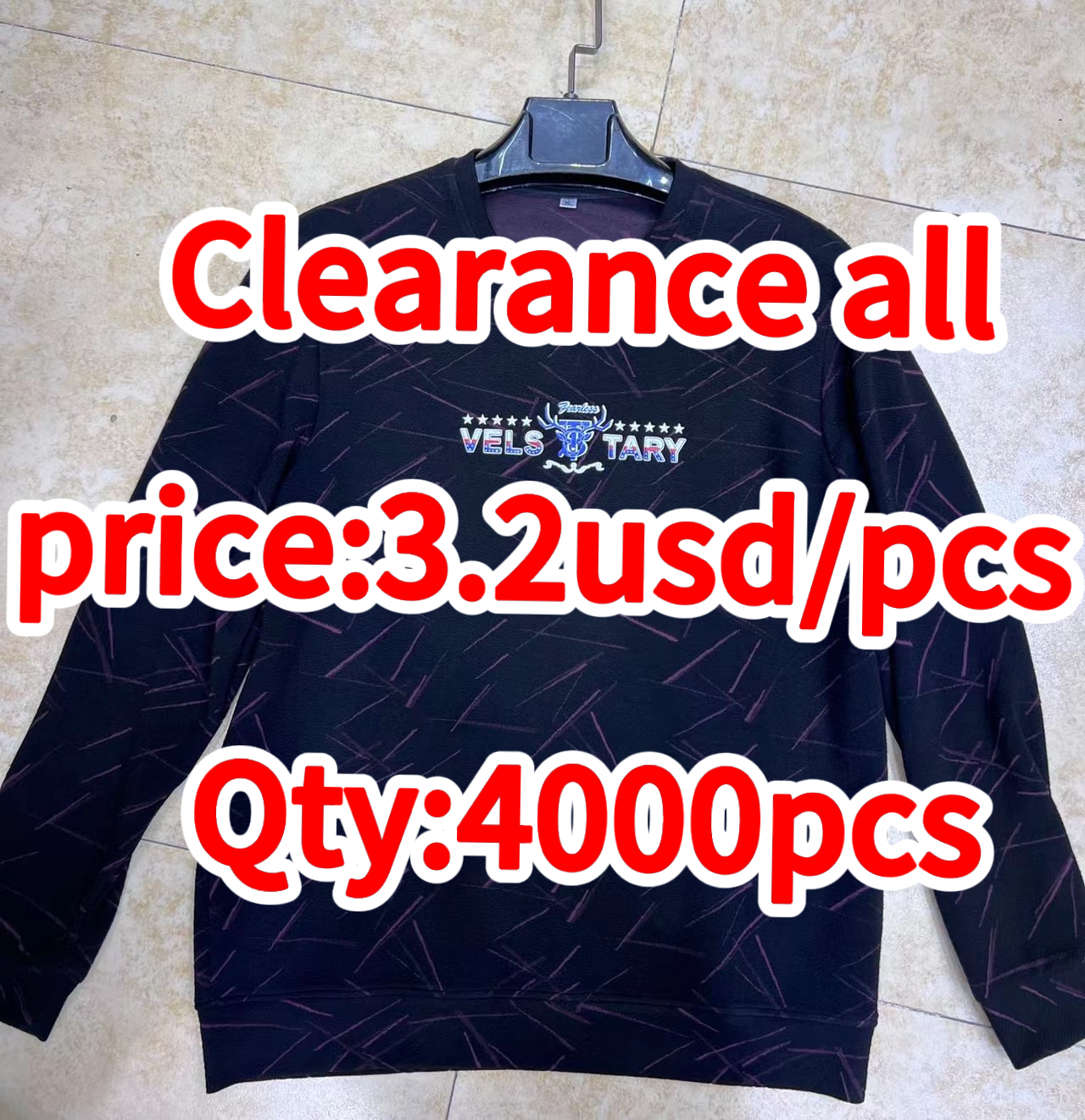 Clearance sale-  Men's  Top Quality Fashion Crew Neck Sweatshirt Full Sleeves For Men Gym Wear Wholesale Men Muscle Fitness long Sleeve O Neck T Shirt