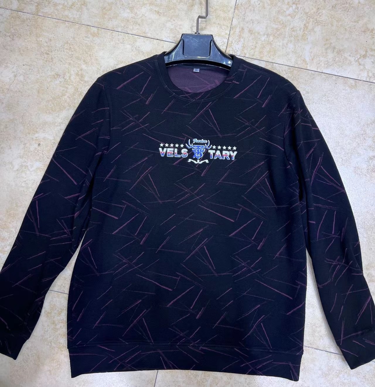 Clearance sale-  Men's  Top Quality Fashion Crew Neck Sweatshirt Full Sleeves For Men Gym Wear Wholesale Men Muscle Fitness long Sleeve O Neck T Shirt
