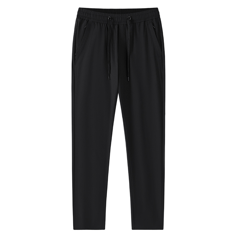 GrogeousBen2024 men's pants Summer light casual stretch lightweight tracksuit pants stretch straight leg pants for men