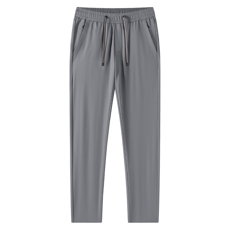 GrogeousBen2024 men's pants Summer light casual stretch lightweight tracksuit pants stretch straight leg pants for men