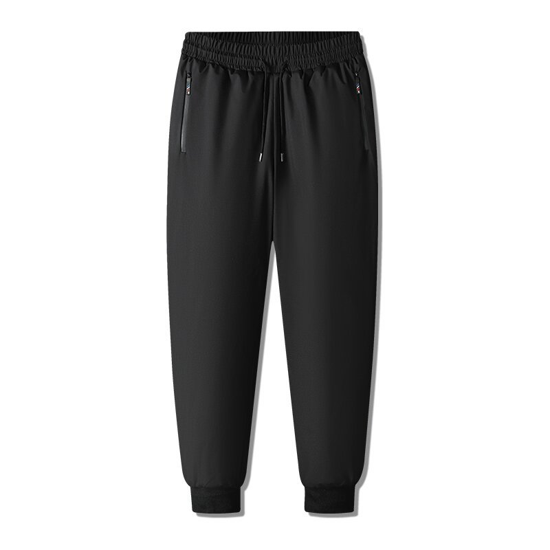 GorgeousBen Men wear warm and fleece-thickened graphene cotton pants in winter