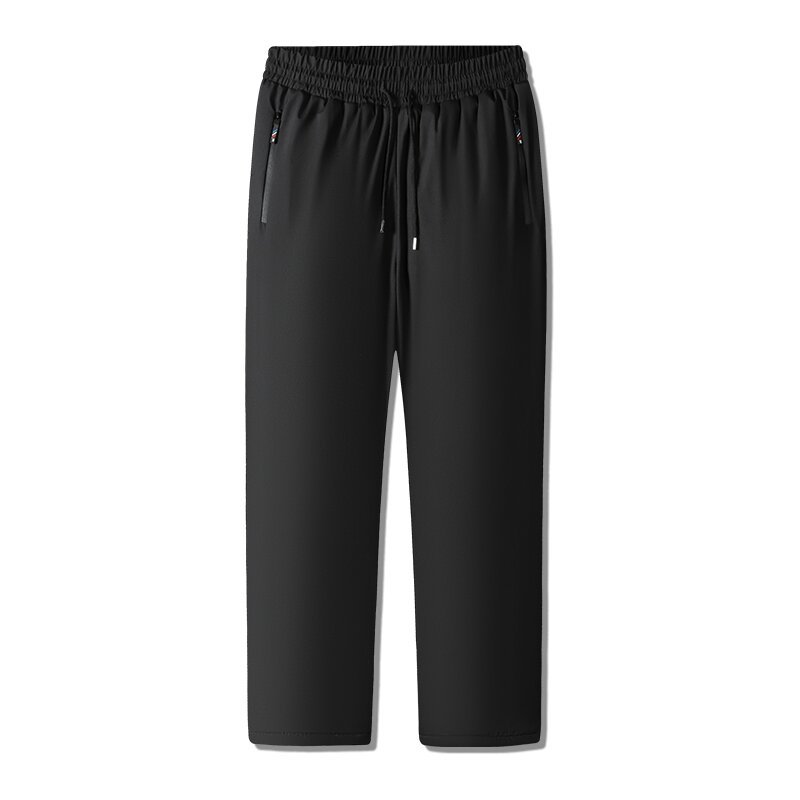 GorgeousBen Men wear warm and fleece-thickened graphene cotton pants in winter