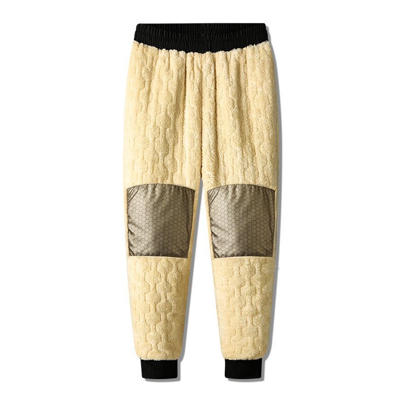 GorgeousBen Men wear warm and fleece-thickened graphene cotton pants in winter