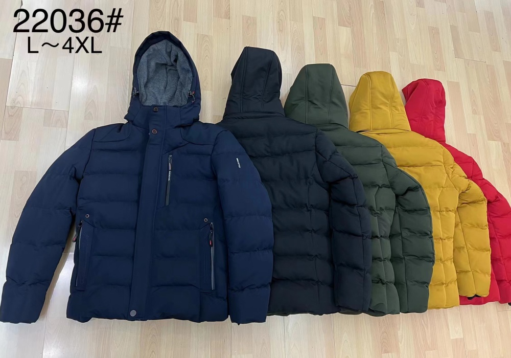 Stocks & ready to ship- Men Jacket Coats Thicken Warm Winter Windproof Jackets Casual Mens Down Parka Hooded Outwear Cotton-padded Jacket