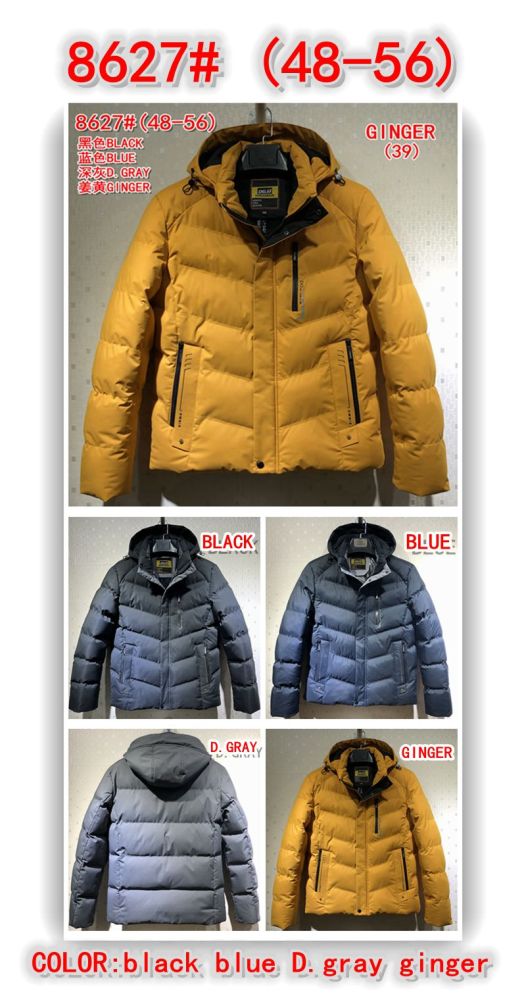Stocks & ready to ship- Men Bubble Jacket Best Wholesale Price Latest Fashion Men's Custom Hooded Bubble Jacket