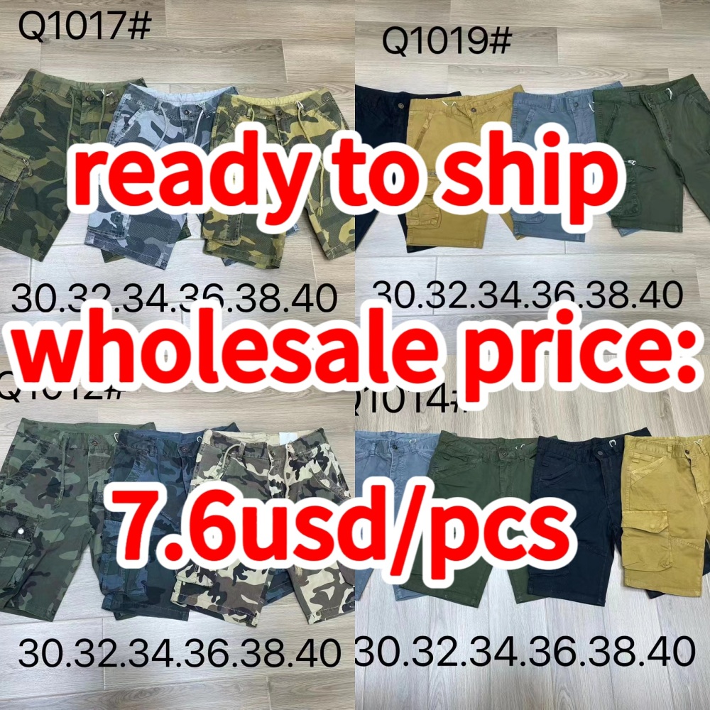 Stocks & ready to ship- Men's Cargo Shorts  High Quality Twill Summer Shorts For Men In Wholesale Price