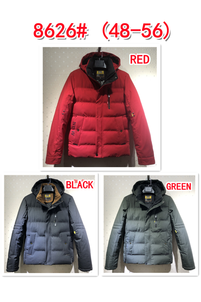 Stocks & ready to ship- Men Bubble Jacket Best Wholesale Price Latest Fashion Men's Custom Hooded Bubble Jacket