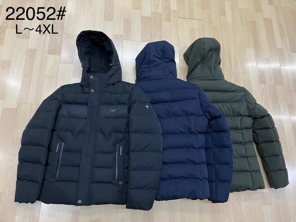 Stocks & ready to ship- Men Jacket Coats Thicken Warm Winter Windproof Jackets Casual Mens Down Parka Hooded Outwear Cotton-padded Jacket