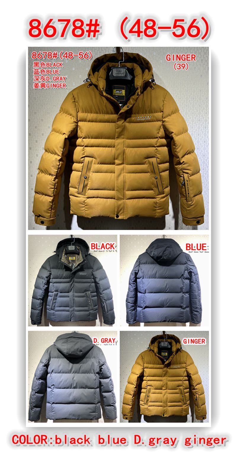 Stocks & ready to ship- Men Bubble Jacket Best Wholesale Price Latest Fashion Men's Custom Hooded Bubble Jacket