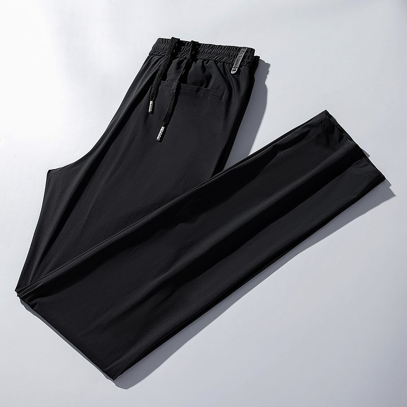 Men's Pants Summer Thin Casual Stretch Quick Dry Sports Pants Elastic Men's Straight Pants